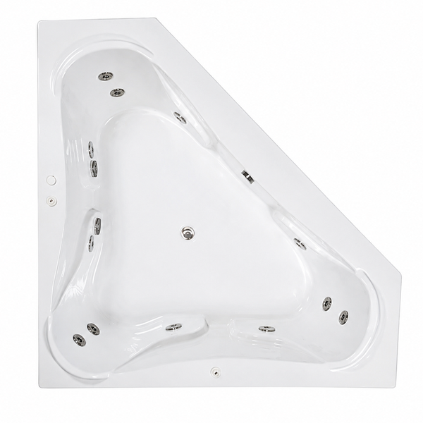 HYDRABATHS® HB7272-CT 72" x 72" Drop-In Tub
