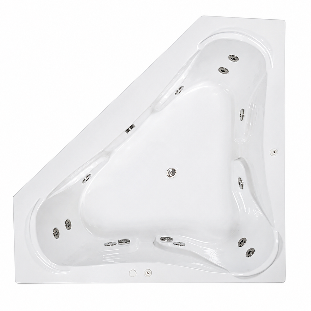 HYDRABATHS® HB7272-CT 72" x 72" Drop-In Tub