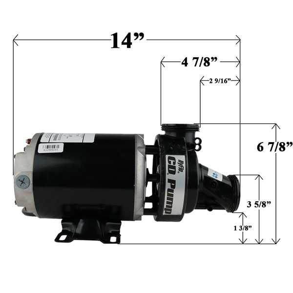 HYDRABATHS® PUMP 607500CD-RS