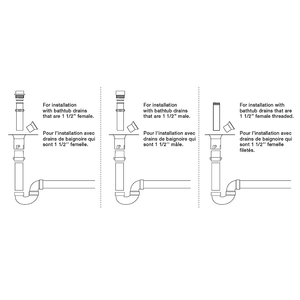 HYDRABATHS® Drop In Drain