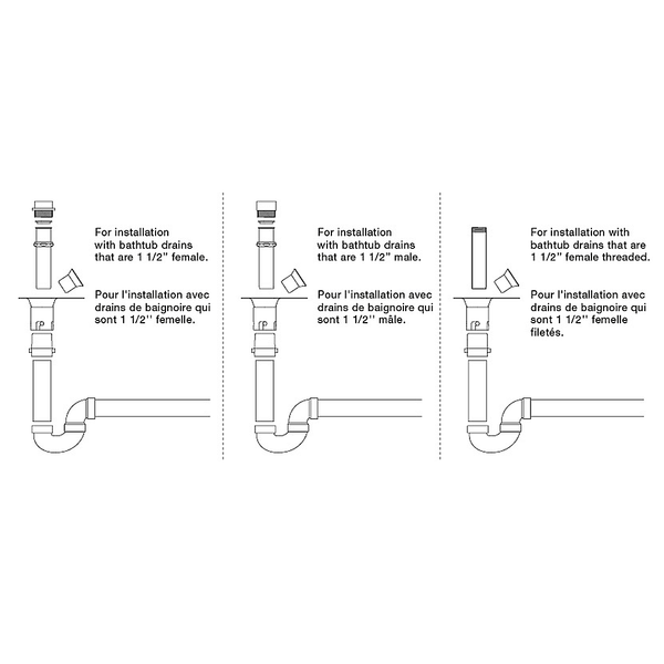 HYDRABATHS® Drop In Drain