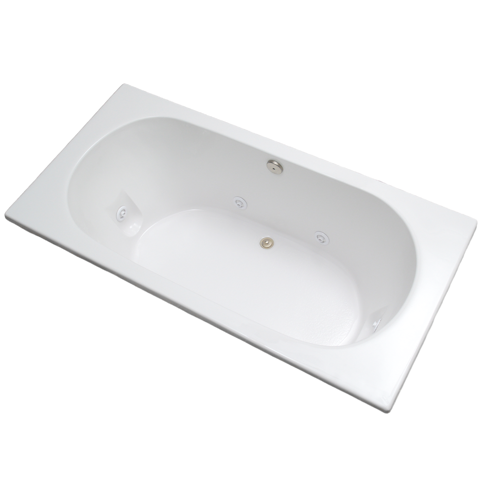 HYDRABATHS® LW3672-CD 36" x 72" Luxury Drop In Tub