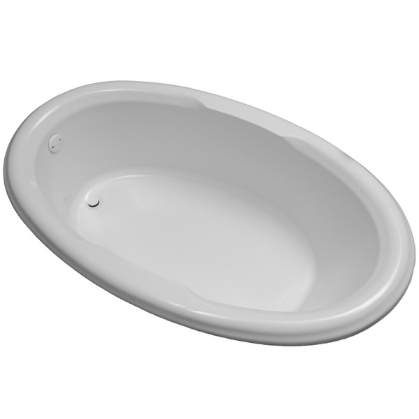 HYDRABATHS® HB4270-O 42" x 70" Oval Drop-In Tub