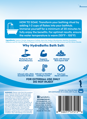 HYDRABATHS® Swing Salt - Athletic Blend Bath Salts