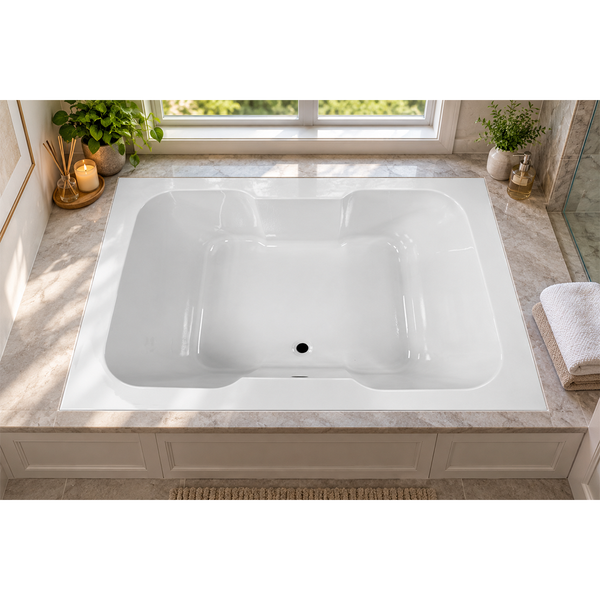 HYDRABATHS® HB4260-CDR 42" x 60" Drop-In Tub