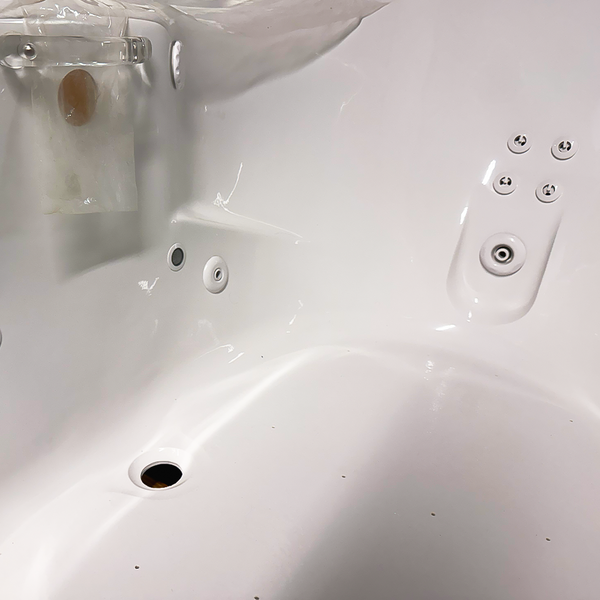 HYDRABATHS® HB4472-CD 44" x 72" Center Drain Drop-In Tub